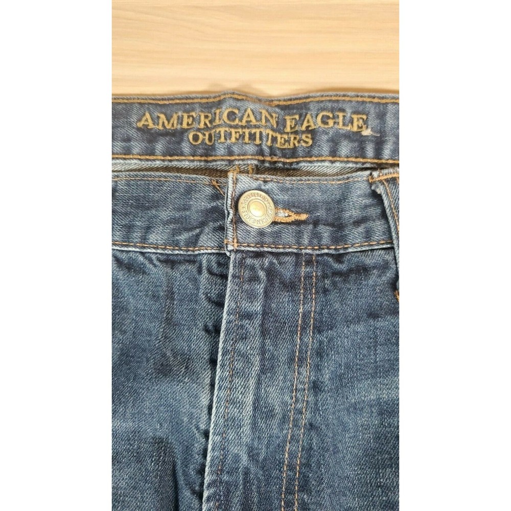 American Eagle‎ Men's Size 39X30.5 Relaxed Straight Jeans - Picture 5 of 9